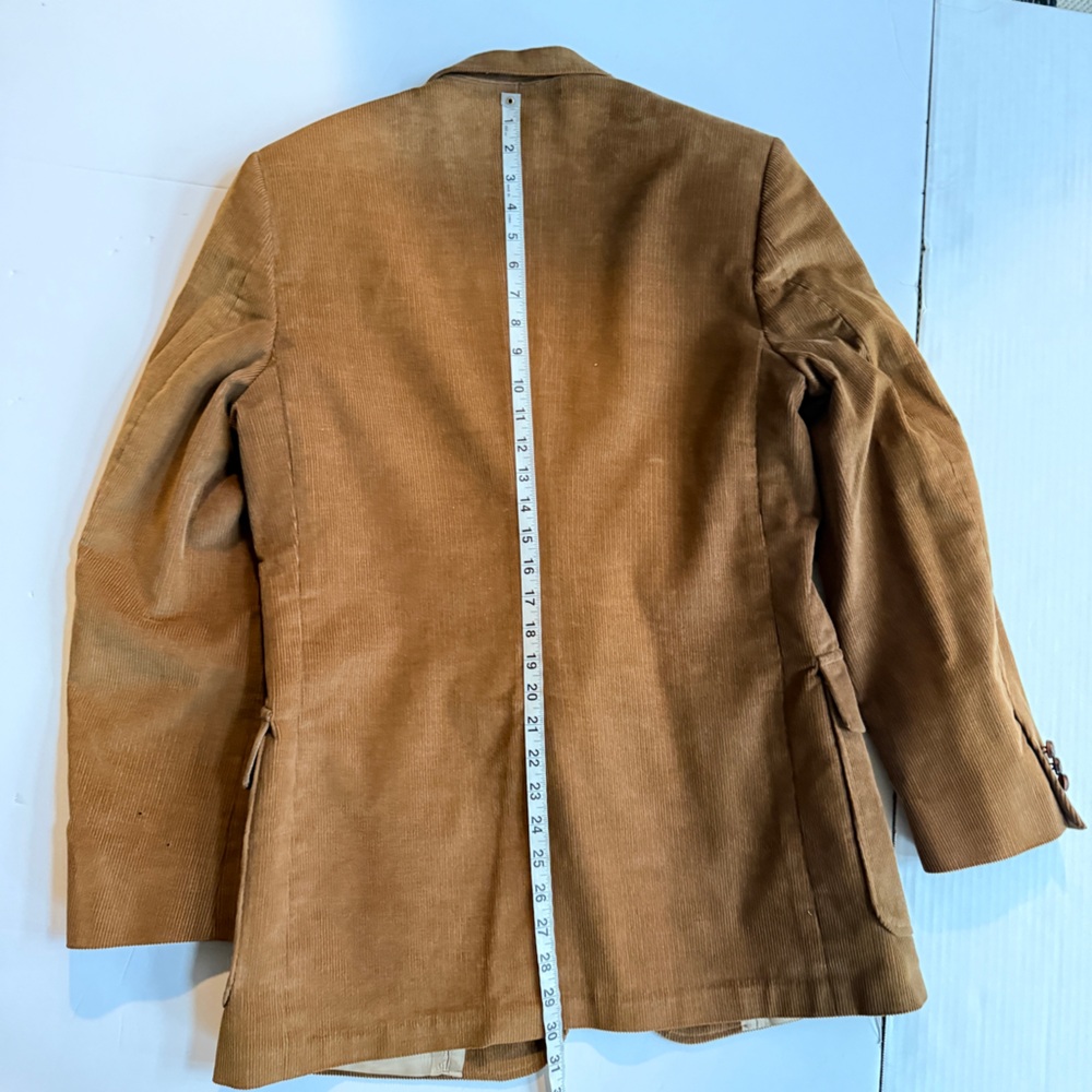 Haggar‎ Jacket Men's Vintage Corduroy Blazer in Dark Tan Size 40R - Picture 11 of 13